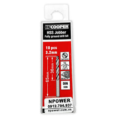 MH032: 3.2mm x 65mm (Hộp 10 mũi)