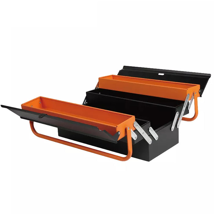 Thùng đồ nghề kim loại 5 ngăn Kendo 90204, kích thước 460mm x 200mm x 205mm