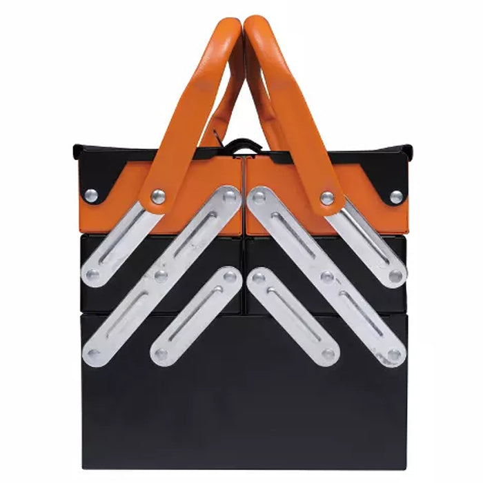 Thùng đồ nghề kim loại 5 ngăn Kendo 90204, kích thước 460mm x 200mm x 205mm