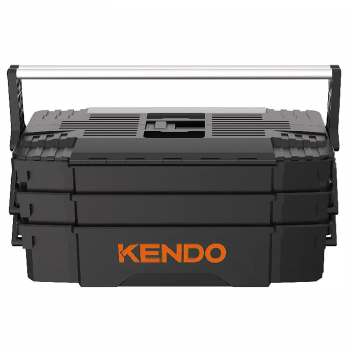 Thùng đồ nghề nhựa 5 ngăn Kendo 90275, kích thước 465mm x 229mm x 209mm, vật liệu nhựa PP