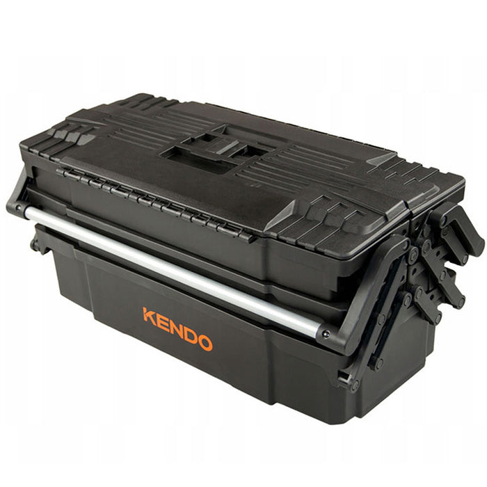 Thùng đồ nghề nhựa 5 ngăn Kendo 90275, kích thước 465mm x 229mm x 209mm, vật liệu nhựa PP