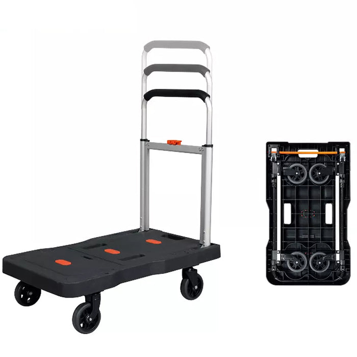 Xe đẩy hàng gấp gọn Kendo 90802, kích thước 680mm x 400mm x 80/920mm, tải trọng 150kg