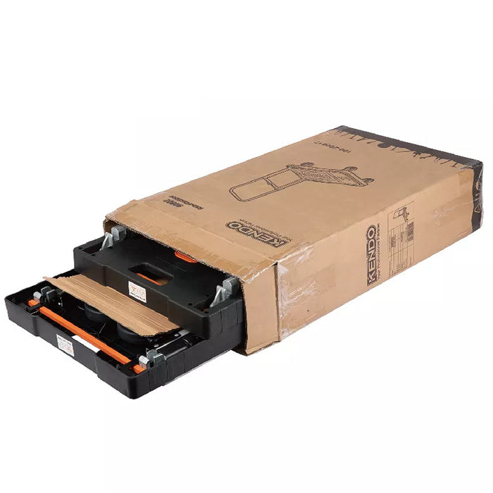 Xe đẩy hàng gấp gọn Kendo 90802, kích thước 680mm x 400mm x 80/920mm, tải trọng 150kg