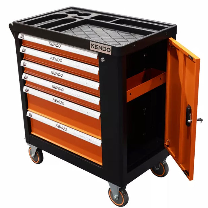 Kệ tủ đựng dụng cụ bằng kim loại 6 ngăn kéo Kendo 90330, kích thước 765mm x 455mm x 895mm