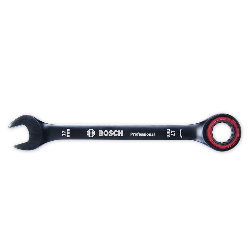 Bộ 10 cờ lê vòng miệng tự động Bosch 1600A016BU kích thước 8mm - 19mm, vật liệu thép đen