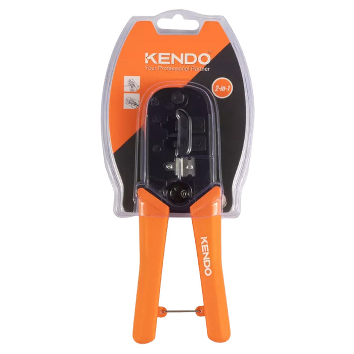 Kìm bấm đầu nối mạng RJ45, RJ12 và RJ11 Kendo 11711 chiều dài 190mm