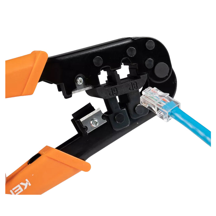 Kìm bấm đầu nối mạng RJ45, RJ12 và RJ11 Kendo 11711 chiều dài 190mm