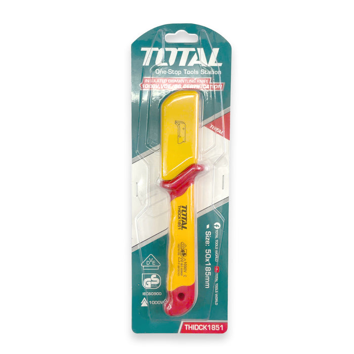 Dụng cụ tước dây điện cách điện lưỡi cong TOTAL THIDCK1851