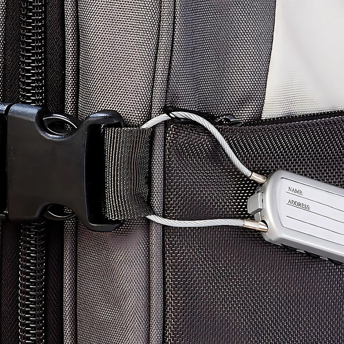 Ổ khóa số mini dây cáp Master Lock 4684EURD, thân khóa bằng kẽm được phủ sơn 30mm, 3 cọc số