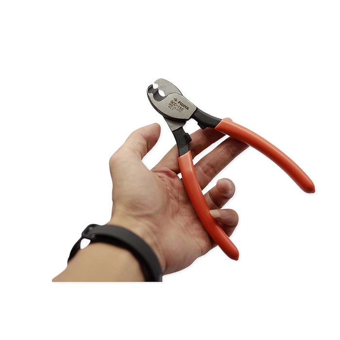 Kìm cắt cáp chuyên dụng 150mm - 200mm (6 inch - 8 inch) Fujiya GCC-150/200 Series, chất liệu thép hợp kim cao cấp. Xuất xứ Nhật Bản