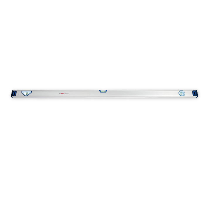 Thước thủy nhôm 60cm - 120cm Bosch, độ chính xác cao ± 0.5mm/m, có nút chống sốc (ống ni vô)