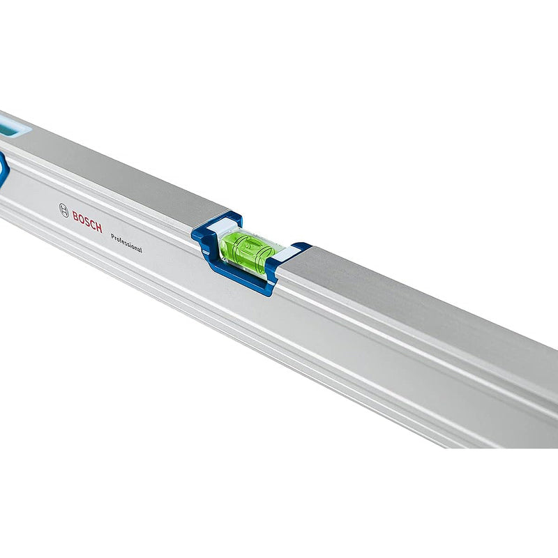 Thước thủy nhôm Bosch, chiều dài từ 60cm - 120cm, độ chính xác cao ±0.5mm/m, đầu bọc nhựa chống sốc