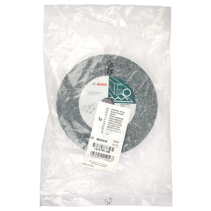 Đá mài Bosch GBG 35-15 dành cho kim loại, đường kính 150mm, dày 20mm, lỗ cốt 20mm (mã số 1619PB1446)