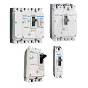 Cầu dao tự động dạng khối (MCCB) có thể điều chỉnh từ nhiệt TM (0.7 - 1.0) Chint NM8N series, tải danh từ định từ 16A ~ 800A, Icu cấp C. Tiêu chuẩn quốc tế
