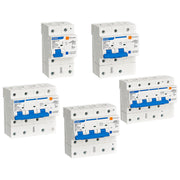 Cầu dao chống giật kết hợp với bảo vệ quá tải, ngắn mạch Chint NXBLE-125 series, tải định mức từ 63A ~ 125A, dòng cắt 10kA, dòng rò từ 30mA ~ 300mA 