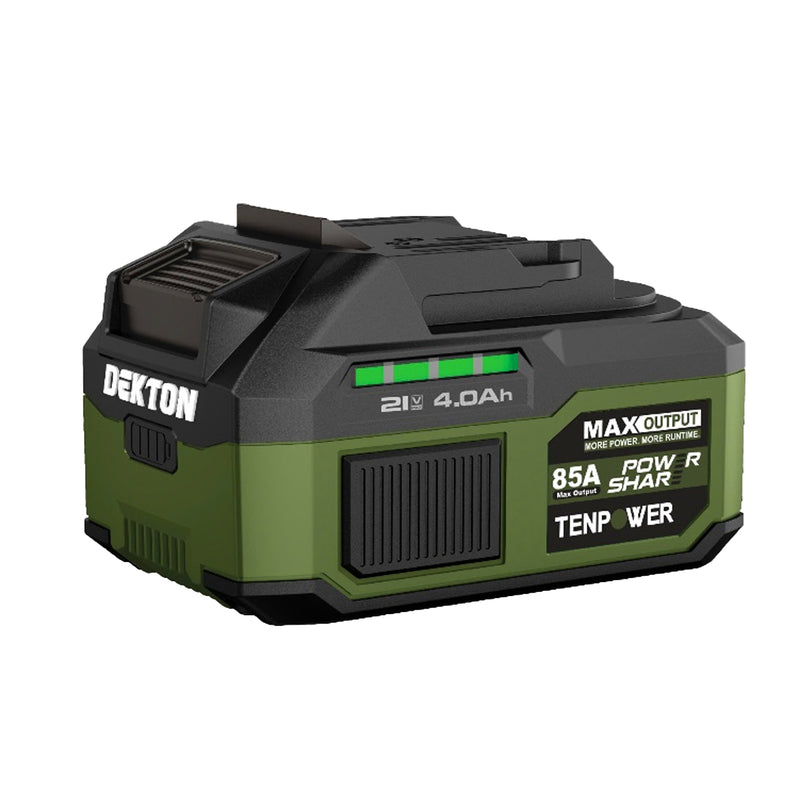 Pin 21V 4.0Ah Dekton M21-B4085PROMAX, vỏ pin chống cháy, dòng xả tối đa 85A