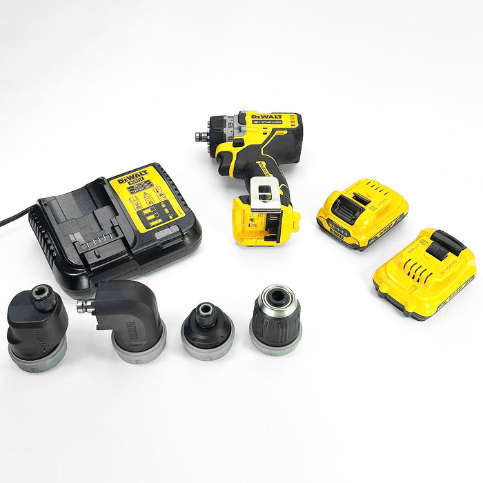 Máy khoan đa năng 4 đầu Dewalt DCD703D2-B1, động cơ không chổi than, dùng Pin 12V