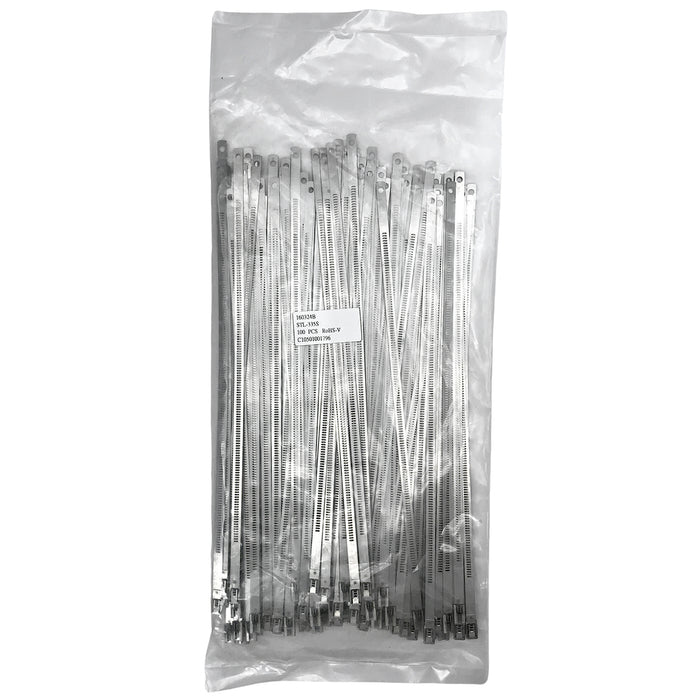 Dây rút Inox 316 KST cao cấp, không bọc nhựa (Uncoated), khóa bậc thang (ladder type), dài từ 150mm - 635mm