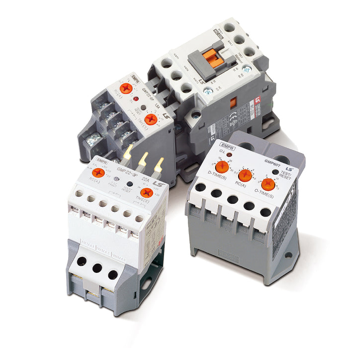 Relay điện tử bảo vệ motor điện LS GMP, dùng cho khởi động từ MC-9b đến MC-65a, dãy bảo vệ từ 0.3A - 60A