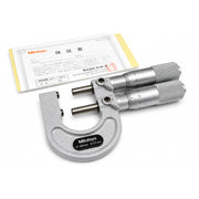 Panme Mitutoyo Series 113 - Micrometer kiểm giới hạn, trục đo kép, đo nhanh hàng loạt, độ chính xác cao, mặt đo Carbide, Mitutoyo 0-25mm 0.01mm.