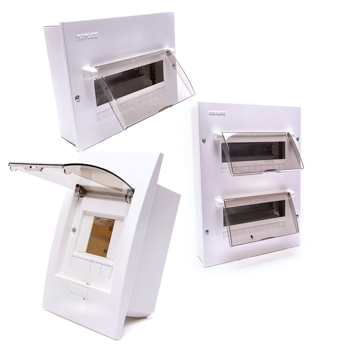 Tủ điện âm tường Nanoco lắp được từ 2 ~ 28 đường (2~28 module)