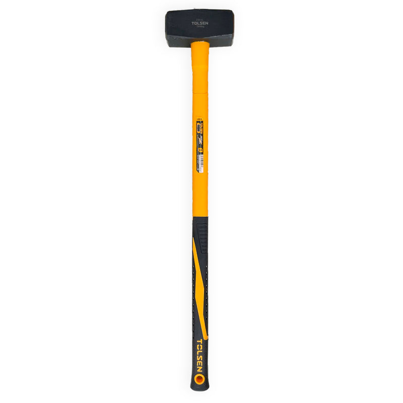 Búa tạ cán nhựa dài 5kg x 880mm, đầu búa thép mạ đen TOLSEN 25016 (thiết kế theo chuẩn Công thái học)