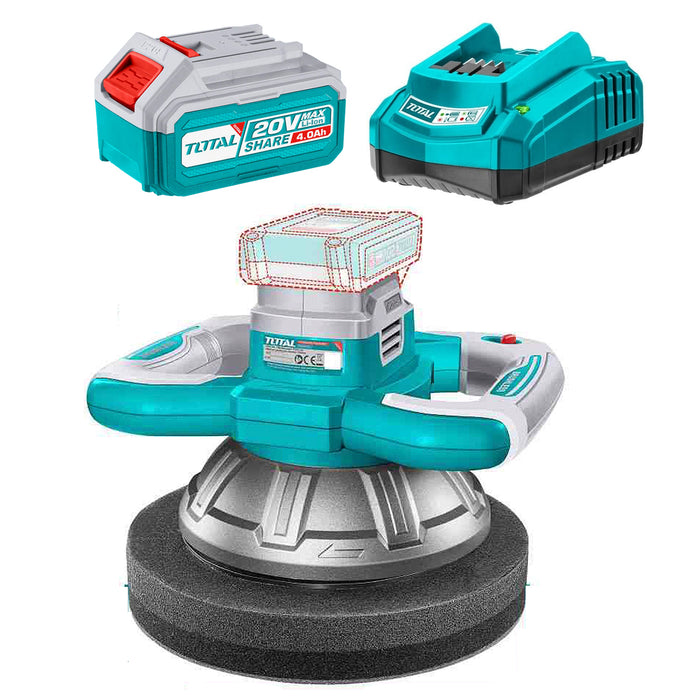 Máy đánh bóng không chổi than dùng Pin 20V Total đường kính đĩa 254mm