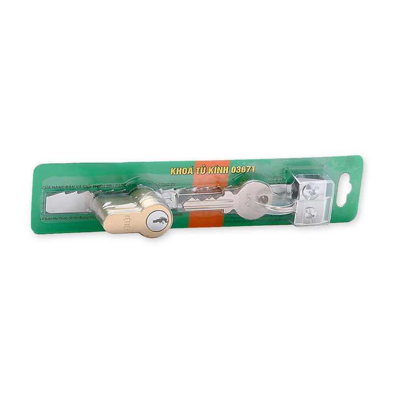 Ổ khóa tủ kính Việt tiệp 03671