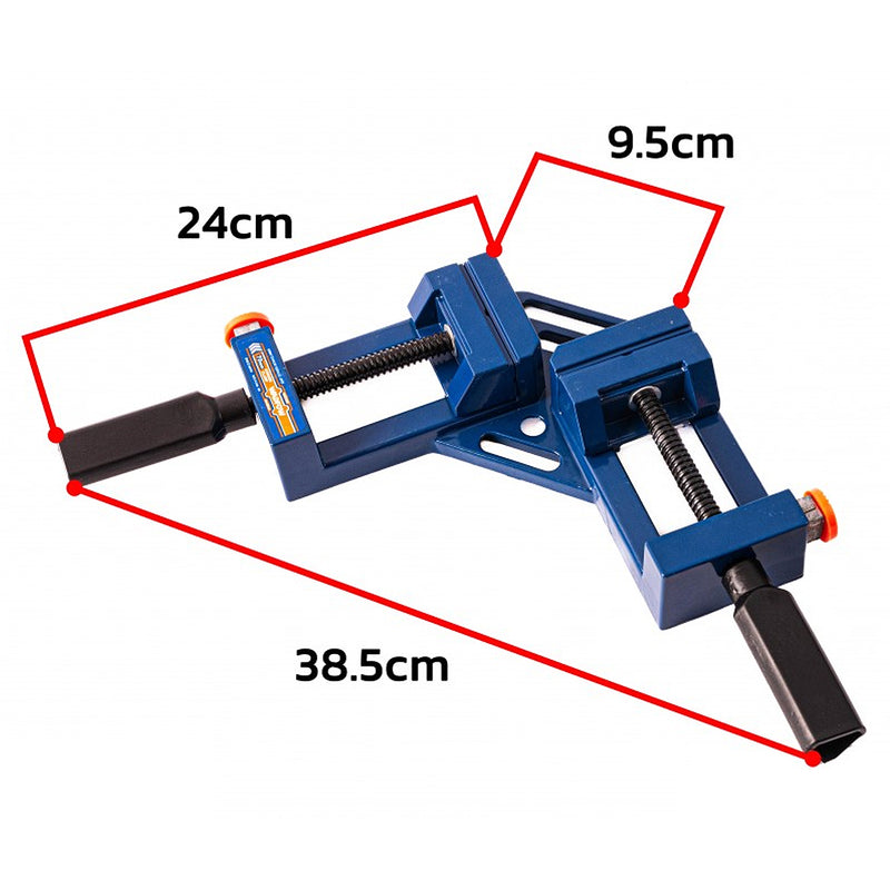 Kẹp góc vuông 90° hai tay cầm Wadfow WACC2528 mở hàm tối đa 70mm