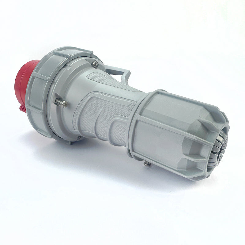 Phích cắm công nghiệp PCE loại kín nước IP67, tải 63A - 125A, 5 chân (3P+N+PE), điện áp 400V, đầu đực (PCE Trailing Commando Series/ Power Twist)