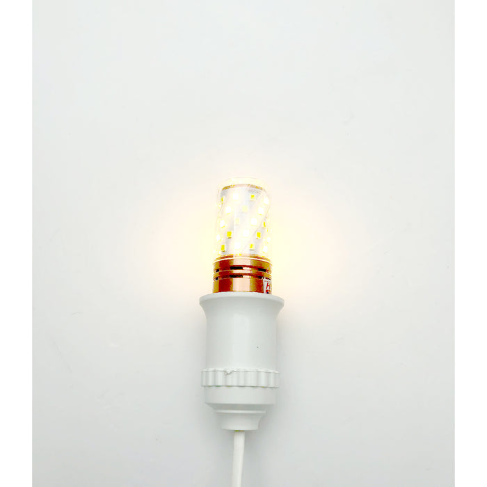 Bóng đèn led kim cương HUFA đuôi đèn E14 - E27, công suất 6W + 6W, 3 chế độ sáng