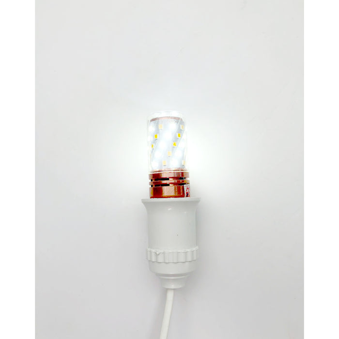 Bóng đèn led kim cương HUFA đuôi đèn E14 - E27, công suất 6W + 6W, 3 chế độ sáng