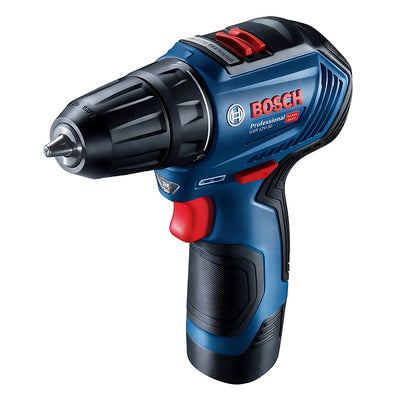 Máy khoan gỗ thép Bosch GSR 12V-30 dùng Pin 12V, đầu kẹp 10mm
