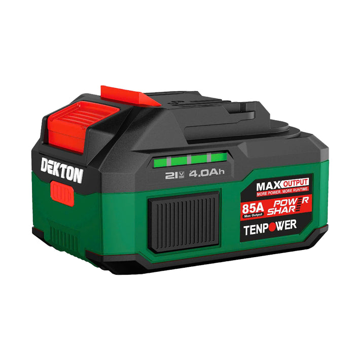 Pin 21V 4.0Ah Dekton M21-B4085PROMAX, vỏ pin chống cháy, dòng xả tối đa 85A