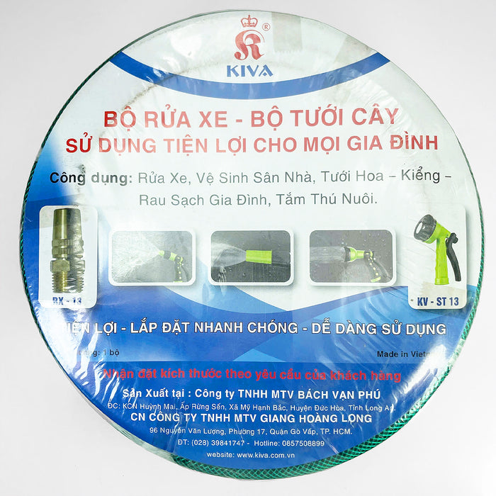 Bộ Dây Tưới Đầu Pét KIVA KV-DT02 Series, chiều dài dây từ 5m - 20m