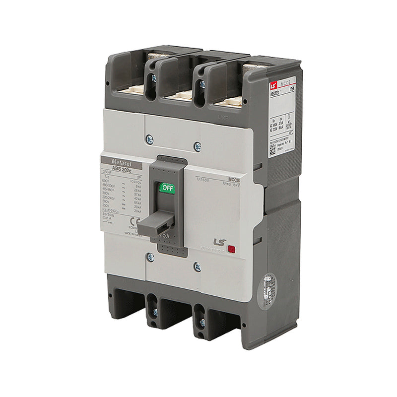 Cầu dao tự động MCCB 2P LS, tải danh định từ 5A ~ 400A, dòng cắt từ 25kA - 85kA