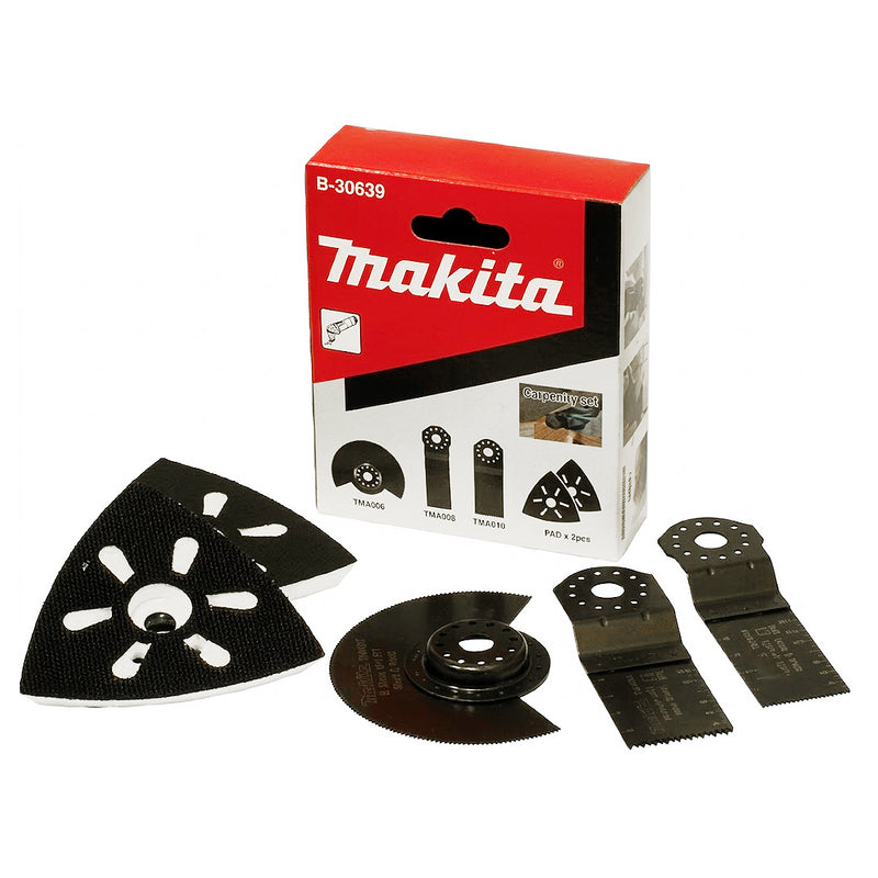 Bộ lưỡi cắt rung 5 chi tiết Makita B-30639 dùng cho đa vật liệu, chuẩn OIS