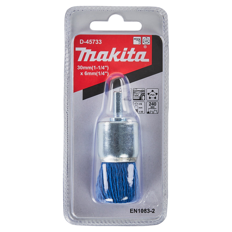 Chổi cước sợi nylon Makita đường kính từ 12mm - 30mm, đuôi trơn 6mm