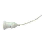 Đuôi đèn SOPOKA ĐX5(A) E27 chống vỡ, chịu mưa, có sẵn dây 25cm, màu trắng kem, dùng ngoài trời, sân vườn