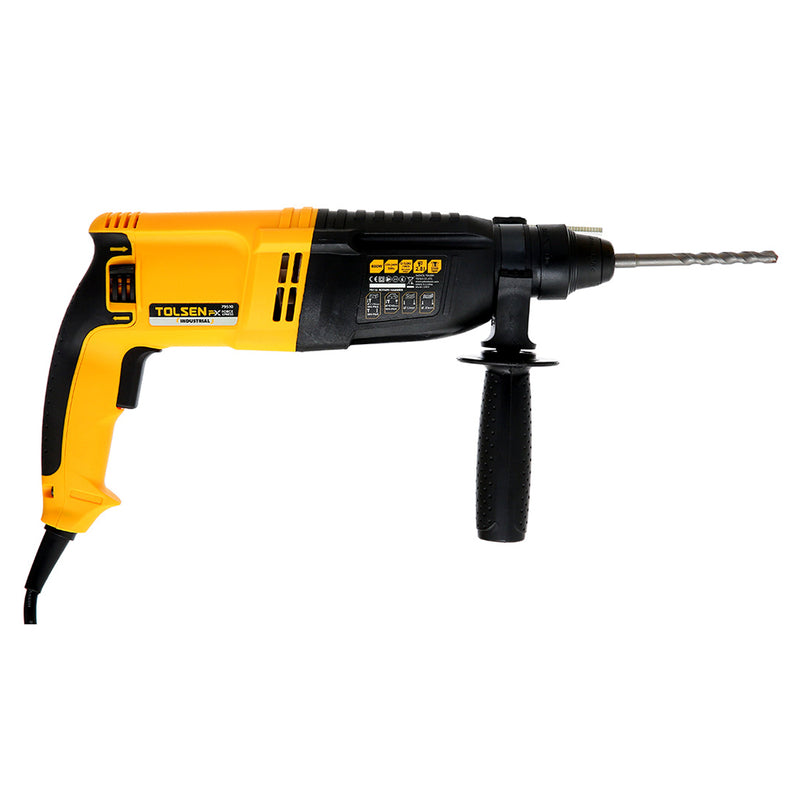 Máy khoan búa SDS-plus công nghiệp 3 chức năng, 26mm/800W TOLSEN 79510