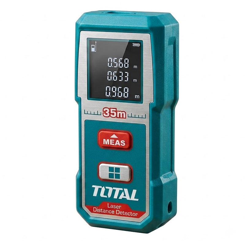 Máy đo khoảng cách bằng tia Laser Total TMT53055 dùng Pin AAA, đo tối đa 35m