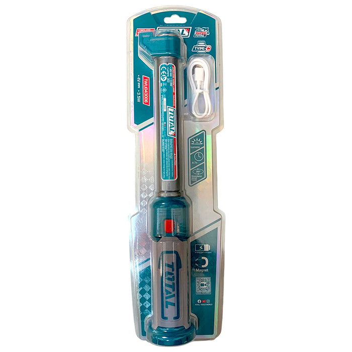 Đèn làm việc dùng Pin 4V Total TWLI043006 có từ tính, xoay được 360 độ
