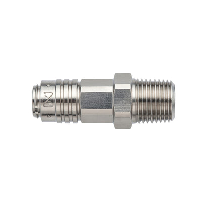Đầu nối nhanh Micro Cupla SM-Type (Socket) MC-10SM chất liệu đồng, kiểu kết nối re ngoài RC 1/8