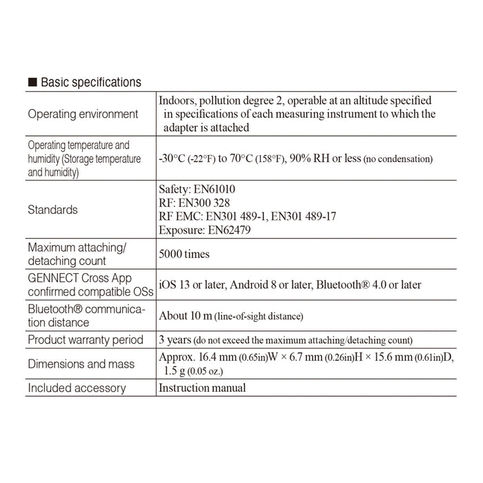 Module kết nối Bluetooth mở rộng Hioki Z3210