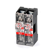 HY-F15-2A: 2P (2 chân), tải 15A, điện AC 110V-250V