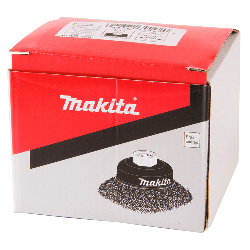 Chén cước sợi thép mạ đồng thau Makita đường kính từ 60mm - 100mm, ren M14 x 2