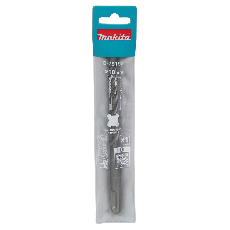 Mũi khoan bê tông Makita đường kính mũi từ 6mm - 16mm, đuôi gài SDS-Plus