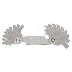 Hệ ren Metric / Mã 188-121　dãi đo 0.4 - 7 mm　18 Lá　Hệ ren Metric