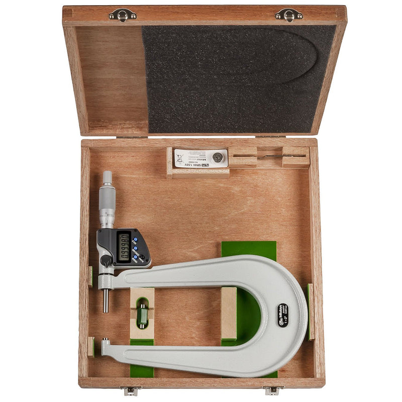 Panme điện tử Mitutoyo Series 389 - Sheet Metal Micrometers, Đo độ dày thép tấm. Có cổng SPC xuất dữ liệu