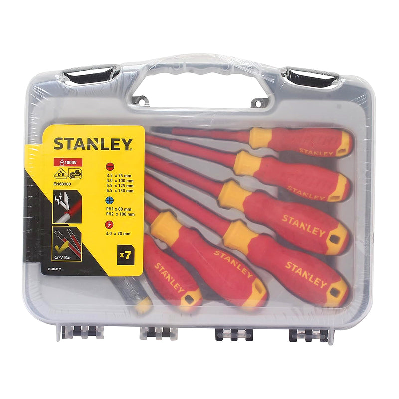 Bộ tua vít cách điện 1000V, 7 chi tiết Stanley STMT60175